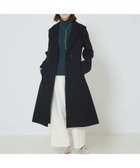 【アバハウスマヴィ/abahouse mavie】のベルト付きロングコート 人気、トレンドファッション・服の通販 founy(ファニー) ファッション Fashion レディースファッション WOMEN アウター Coat Outerwear コート Coats ベルト Belts ガウン Gown シンプル Simple ストレート Straight デニム Denim ポケット Pocket ロング Long エレガント 上品 Elegant thumbnail ブラック|ID: prp329100003992173 ipo3291000000028737072