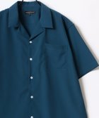 【ラザル/LAZAR / MEN】のシャツ メンズ 半袖 カジュアル オーバーサイズ オープンカラー ターコイズブルー|ID: prp329100003993064 ipo3291000000026383380