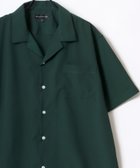 【ラザル/LAZAR / MEN】のシャツ メンズ 半袖 カジュアル オーバーサイズ オープンカラー ダークグリーン|ID: prp329100003993064 ipo3291000000026383381