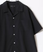 【ラザル/LAZAR / MEN】のシャツ メンズ 半袖 カジュアル オーバーサイズ オープンカラー ブラック|ID: prp329100003993064 ipo3291000000026383383