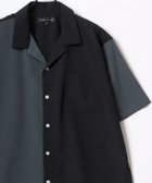 【ラザル/LAZAR / MEN】のシャツ メンズ 半袖 カジュアル オーバーサイズ オープンカラー ブラック系その他5|ID: prp329100003993064 ipo3291000000026383391