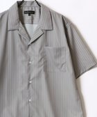 【ラザル/LAZAR / MEN】のシャツ メンズ 半袖 カジュアル オーバーサイズ オープンカラー ベージュ系その他|ID: prp329100003993064 ipo3291000000026383396