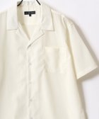 【ラザル/LAZAR / MEN】のシャツ メンズ 半袖 カジュアル オーバーサイズ オープンカラー ホワイト|ID: prp329100003993064 ipo3291000000026383398