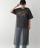 【レプシィム ローリーズファーム/LEPSIM LOWRYS FARM】のロゴチュールレイヤーワンピース 人気、トレンドファッション・服の通販 founy(ファニー) ファッション Fashion レディースファッション WOMEN ワンピース Dress おすすめ Recommend チュール Tulle デニム Denim ドッキング Docking ボトム Bottom ワイド Wide thumbnail チャコール18|ID: prp329100003996323 ipo3291000000027998857