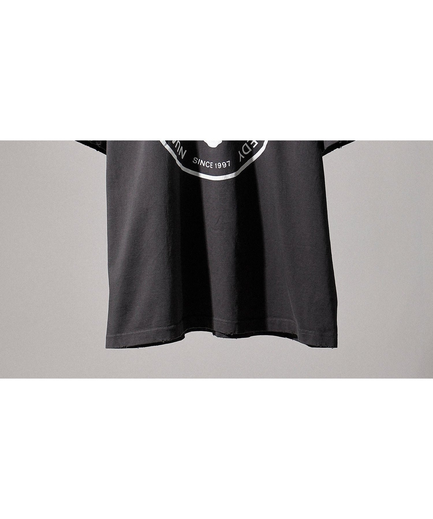 【ナンバー/Number】のHARD WASH DAMAGE T-SHIRT インテリア・キッズ・メンズ・レディースファッション・服の通販 founy(ファニー) 　ファッション　Fashion　レディースファッション　WOMEN　トップス・カットソー　Tops/Tshirt　シャツ/ブラウス　Shirts/Blouses　ロング / Tシャツ　T-Shirts　ウォッシュ　Wash　ヴィンテージ　Vintage　ジップアップ　Zip Up　ジャケット　Jacket　スラックス　Slacks　セットアップ　Set Up　ダメージ　Damage　デニム　Denim　定番　Standard　パーカー　Hoodie　ビンテージ　Vintage　プリント　Print　ユーズド　Used　ラバー　Rubber　ワイド　Wide　おすすめ　Recommend　CHARCOAL|ID: prp329100003999183 ipo3291000000026437570