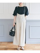 【コカ/COCA】のカットジョーゼットサロペットパンツ Ivory|ID:prp329100004000968