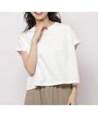 【ニコアンド/niko and】のスタッズフレンチショートTシャツ オフホワイト11|ID:prp329100004004362