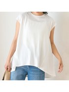 【コカ/COCA】のバックギャザーTシャツ White|ID:prp329100004005970