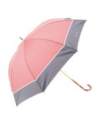 【ムーンバット/MOONBAT】のPOLO RALPH LAUREN (ポロ ラルフローレン) 雨傘 長傘 レディース バイカラー ワンポイント ロゴ刺繍 レッド|ID: prp329100004010667 ipo3291000000026567281