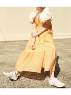 【リリーブラウン/Lily Brown】のフロントオープンボリュームキャミワンピース 人気、トレンドファッション・服の通販 founy(ファニー) ファッション Fashion レディースファッション WOMEN ワンピース Dress キャミワンピース No Sleeve Dresses おすすめ Recommend オレンジ Orange キャミソール Camisole フィット Fit フロント Front リボン Ribbon thumbnail ORG[051]|ID: prp329100004010827 ipo3291000000026571006