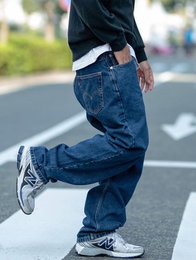 【リーバイス/Levis / MEN】の【WEB限定】550TM リラックスジーンズ ミディアムインディゴ SW 人気、トレンドファッション・服の通販 founy(ファニー) ファッション Fashion メンズファッション MEN クラシック Classic ジーンズ Jeans スマート Smart テーパード Tapered パッチ Patch フィット Fit ベーシック Basic リラックス Relax 人気 Popularity |ID:prp329100004011157