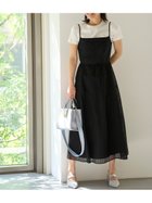 【セルフォード/CELFORD】のチュールレースキャミドレス 人気、トレンドファッション・服の通販 founy(ファニー) ファッション Fashion レディースファッション WOMEN トップス・カットソー Tops/Tshirt キャミソール / ノースリーブ No Sleeves ワンピース Dress ドレス Party Dresses おすすめ Recommend インナー Inner カーディガン Cardigan キャミワンピース Cami Dress ジャケット Jacket タフタ Taffeta バランス Balance フォルム Form 切替 Switching 夏 Summer 旅行 Travel 結婚式 Wedding Ceremony thumbnail BLK[009]|ID: prp329100004011250 ipo3291000000028342645