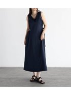 【ラシュッド/LASUD】のメッシュレイヤードVネックワンピース 人気、トレンドファッション・服の通販 founy(ファニー) ファッション Fashion レディースファッション WOMEN ワンピース Dress キャミソール Camisole メッシュ Mesh thumbnail ダークネイビー|ID: prp329100004012573 ipo3291000000027627290