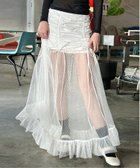 【チェルカ/CERCA】のNia/Nia(ニア)/シャーリングリボン チュールロングスカート 人気、トレンドファッション・服の通販 founy(ファニー) ファッション Fashion レディースファッション WOMEN スカート Skirt ロングスカート Long Skirt ガーリー Girly シャーリング Shirring ダウン Down チュール Tulle トレンド Trend リボン Ribbon レース Race ロング Long thumbnail その他|ID: prp329100004013925 ipo3291000000026745963