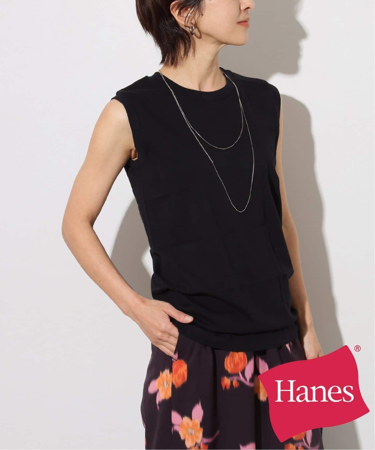 【ジャーナルスタンダード レリューム/JOURNAL STANDARD relume】の《2枚セット》【Hanes / ヘインズ】RE JAPAN FIT FOR HER スリーブレスTシャツ インテリア・キッズ・メンズ・レディースファッション・服の通販 founy(ファニー) 　ファッション　Fashion　レディースファッション　WOMEN　トップス・カットソー　Tops/Tshirt　シャツ/ブラウス　Shirts/Blouses　ロング / Tシャツ　T-Shirts　アンダー　Under　インナー　Inner　今季　This Season　スタンダード　Standard　スリーブ　Sleeve　トレンド　Trend　人気　Popularity　バランス　Balance　フィット　Fit　プリント　Print　ベーシック　Basic　別注　Special Order　2024年　2024　2024春夏・S/S　Ss,Spring/Summer,2024　エレガント 上品　Elegant　ブラック|ID: prp329100004014574 ipo3291000000026986966