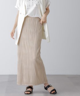 【ナノ ユニバース/nano universe】 ウェーブリップルナロースカート(セットアップ可)人気、トレンドファッション・服の通販 founy(ファニー) ファッション Fashion レディースファッション WOMEN セットアップ Setup スカート Skirt おすすめ Recommend ウォッシャブル Washable シンプル Simple セットアップ Set Up ロング Long |ID:prp329100004015672