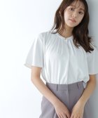 【ナチュラル ビューティー ベーシック/NATURAL BEAUTY BASIC】のフロントタックフレアスリーブブラウス 人気、トレンドファッション・服の通販 founy(ファニー) ファッション Fashion レディースファッション WOMEN トップス・カットソー Tops/Tshirt シャツ/ブラウス Shirts/Blouses おすすめ Recommend とろみ Thickness シンプル Simple ジョーゼット Georgette スリーブ Sleeve ダウン Down デニム Denim フレア Flare フロント Front ボトム Bottom エレガント 上品 Elegant 半袖 Short Sleeve 夏 Summer thumbnail オフ1|ID: prp329100004016240 ipo3291000000028347377