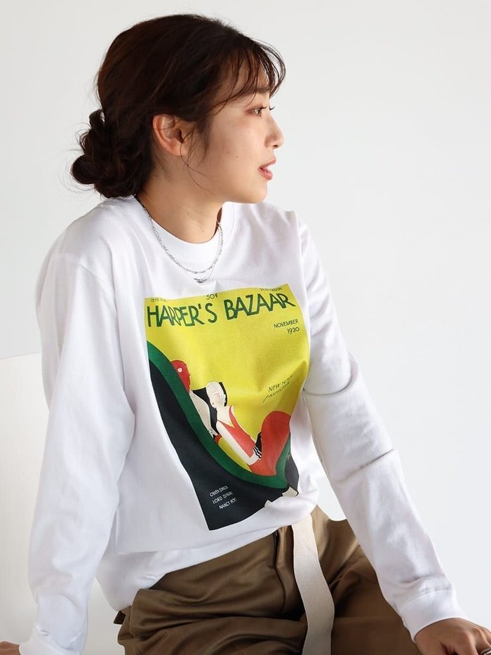 【ヴァン/Vin】のHarper s BAZAAR long sleeve T-shirt C インテリア・キッズ・メンズ・レディースファッション・服の通販 founy(ファニー) https://founy.com/ ファッション Fashion レディースファッション WOMEN トップス・カットソー Tops/Tshirt シャツ/ブラウス Shirts/Blouses ロング / Tシャツ T-Shirts インナー Inner グラフィック Graphic コレクション Collection ジャケット Jacket ニューヨーク New York プリント Print ベスト Vest 雑誌 Magazine |ID: prp329100004016308 ipo3291000000026622541