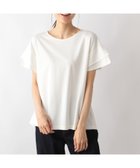 【グローバルワーク/GLOBAL WORK】のMATINEE LINE/冷感フリルスリーブ半袖/123971 人気、トレンドファッション・服の通販 founy(ファニー) ファッション Fashion レディースファッション WOMEN トップス・カットソー Tops/Tshirt インナー Inner カットソー Cut And Sew カーゴパンツ Cargo Pants シンプル Simple スリーブ Sleeve デニム Denim フリル Frills ボーダー Border ビジネス 仕事 通勤 Business 半袖 Short Sleeve thumbnail アイボリー08|ID: prp329100004017173 ipo3291000000027798117