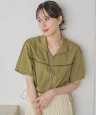 【レトロガール/RETRO GIRL】のメッシュ切り替えナイロンBZ 人気、トレンドファッション・服の通販 founy(ファニー) ファッション Fashion レディースファッション WOMEN サマー Summer ジャケット Jacket デニム Denim トレンド Trend ブルゾン Blouson ベーシック Basic メッシュ Mesh ワンポイント One Point 半袖 Short Sleeve 夏 Summer 定番 Standard thumbnail グリーン|ID: prp329100004021270 ipo3291000000027479790