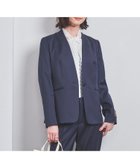 【その他のブランド/Other】のCANONICO ノーラペル ジャケット 人気、トレンドファッション・服の通販 founy(ファニー) ファッション Fashion レディースファッション WOMEN アウター Coat Outerwear ジャケット Jackets おすすめ Recommend イタリア Italy インナー Inner シェイプ Shape ジャケット Jacket セットアップ Set Up フロント Front エレガント 上品 Elegant 夏 Summer thumbnail NAVY|ID: prp329100004022928 ipo3291000000028738304