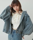 【マジェスティック レゴン/MAJESTIC LEGON】のオーバーサイズデニムジャケット 人気、トレンドファッション・服の通販 founy(ファニー) ファッション Fashion レディースファッション WOMEN アウター Coat Outerwear ジャケット Jackets デニムジャケット Denim Jackets おすすめ Recommend ダウン Down トレンド Trend フェイク Fake ベーシック Basic ボトム Bottom ポケット Pocket ルーズ Loose 再入荷 Restock/Back In Stock/Re Arrival thumbnail ブルー|ID: prp329100004023047 ipo3291000000028644729