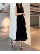 【スナイデル/SNIDEL】のクロシェ風シアーニットワンピース 人気、トレンドファッション・服の通販 founy(ファニー) ファッション Fashion レディースファッション WOMEN ワンピース Dress ニットワンピース Knit Dresses インナー Inner クロシェ Crochet 透かし Watermark 定番 Standard 人気 Popularity フレア Flare フロント Front おすすめ Recommend 夏 Summer エレガント 上品 Elegant thumbnail BLK[009]|ID: prp329100004025589 ipo3291000000027092113