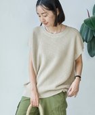 【コーエン/COEN】のラミービスコースカタアゼベスト 人気、トレンドファッション・服の通販 founy(ファニー) ファッション Fashion レディースファッション WOMEN アウター Coat Outerwear トップス・カットソー Tops/Tshirt ベスト/ジレ Gilets/Vests インナー Inner シンプル Simple スリーブ Sleeve フィット Fit フレンチ French ベスト Vest ボトム Bottom 夏 Summer 畦 Ridge thumbnail BEIGE|ID: prp329100004025663 ipo3291000000027959285