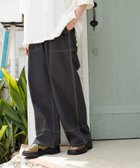 【ニコアンド/niko and】のストレッチピケペインターパンツ 人気、トレンドファッション・服の通販 founy(ファニー) ファッション Fashion レディースファッション WOMEN パンツ Pants おすすめ Recommend サンダル Sandals ストレッチ Stretch ワイド Wide thumbnail チャコール18|ID: prp329100004025864 ipo3291000000027448041