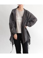 【ラシュッド/LASUD】のドロストデザインシアーブルゾン 人気、トレンドファッション・服の通販 founy(ファニー) ファッション Fashion レディースファッション WOMEN アウター Coat Outerwear ブルゾン Blouson/Jackets ショルダー Shoulder ドロップ Drop パッチ Patch ポケット Pocket thumbnail チャコールグレー|ID: prp329100004027435 ipo3291000000027301640