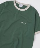 【コーエン/COEN】の【WEB限定】コーエンロゴ刺繍リンガーTシャツ DK.GREEN|ID:prp329100004027639