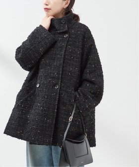 【ジャーナルスタンダード レサージュ/journal standard L'essage】のMANTECO GIOLICA スタンドショートコート 人気、トレンドファッション・服の通販 founy(ファニー) ファッション Fashion レディースファッション WOMEN アウター Coat Outerwear コート Coats 2024年 2024 2024-2025秋冬・A/W Aw/Autumn/Winter/Fw/Fall/2024-2025 |ID:prp329100004028265