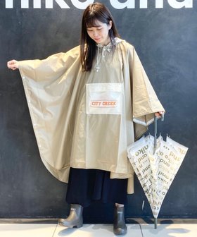 【ニコアンド/niko and】の【CITY CREEK】バイカラーレインポンチョ 人気、トレンドファッション・服の通販 founy(ファニー) ファッション Fashion レディースファッション WOMEN アウター Coat Outerwear ポンチョ Ponchos おすすめ Recommend アウトドア Outdoor コンパクト Compact スポーツ Sports 軽量 Lightweight |ID:prp329100004030481