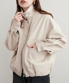 【ナチュラルクチュール/natural couture】の衿取り外し2WAYブルゾン 人気、トレンドファッション・服の通販 founy(ファニー) ファッション Fashion レディースファッション WOMEN アウター Coat Outerwear ブルゾン Blouson/Jackets 2024年 2024 2024-2025秋冬・A/W Aw/Autumn/Winter/Fw/Fall/2024-2025 おすすめ Recommend スタンド Stand ダウン Down デニム Denim フェミニン Feminine フラップ Flap ブルゾン Blouson ポケット Pocket エレガント 上品 Elegant thumbnail ライトベージュ|ID: prp329100004031383 ipo3291000000029071217