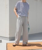 【アーバンリサーチ ドアーズ/URBAN RESEARCH DOORS】のリネン混イージーパンツ 人気、トレンドファッション・服の通販 founy(ファニー) ファッション Fashion レディースファッション WOMEN パンツ Pants サンダル Sandals ストレート Straight フラット Flat リネン Linen ワイド Wide エレガント 上品 Elegant thumbnail GREIGE|ID: prp329100004031744 ipo3291000000028326288