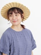 【サマンサモスモス/Samansa Mos2】のアイレットジャカードフリルカットソー 人気、トレンドファッション・服の通販 founy(ファニー) ファッション Fashion レディースファッション WOMEN トップス・カットソー Tops/Tshirt カットソー Cut and Sewn アイレット Eyelet フリル Frills リラックス Relax thumbnail ブルー|ID: prp329100004033119 ipo3291000000027303408