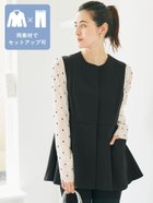 【コカ/COCA】のセットアップ対応ペプラムジャケット 人気、トレンドファッション・服の通販 founy(ファニー) ファッション Fashion レディースファッション WOMEN アウター Coat Outerwear ジャケット Jackets ジャケット Jacket セットアップ Set Up ノースリーブ No Sleeve バランス Balance ペプラム Peplum ポケット Pocket 夏 Summer 洗える Washable thumbnail Black|ID: prp329100004034741 ipo3291000000028298045