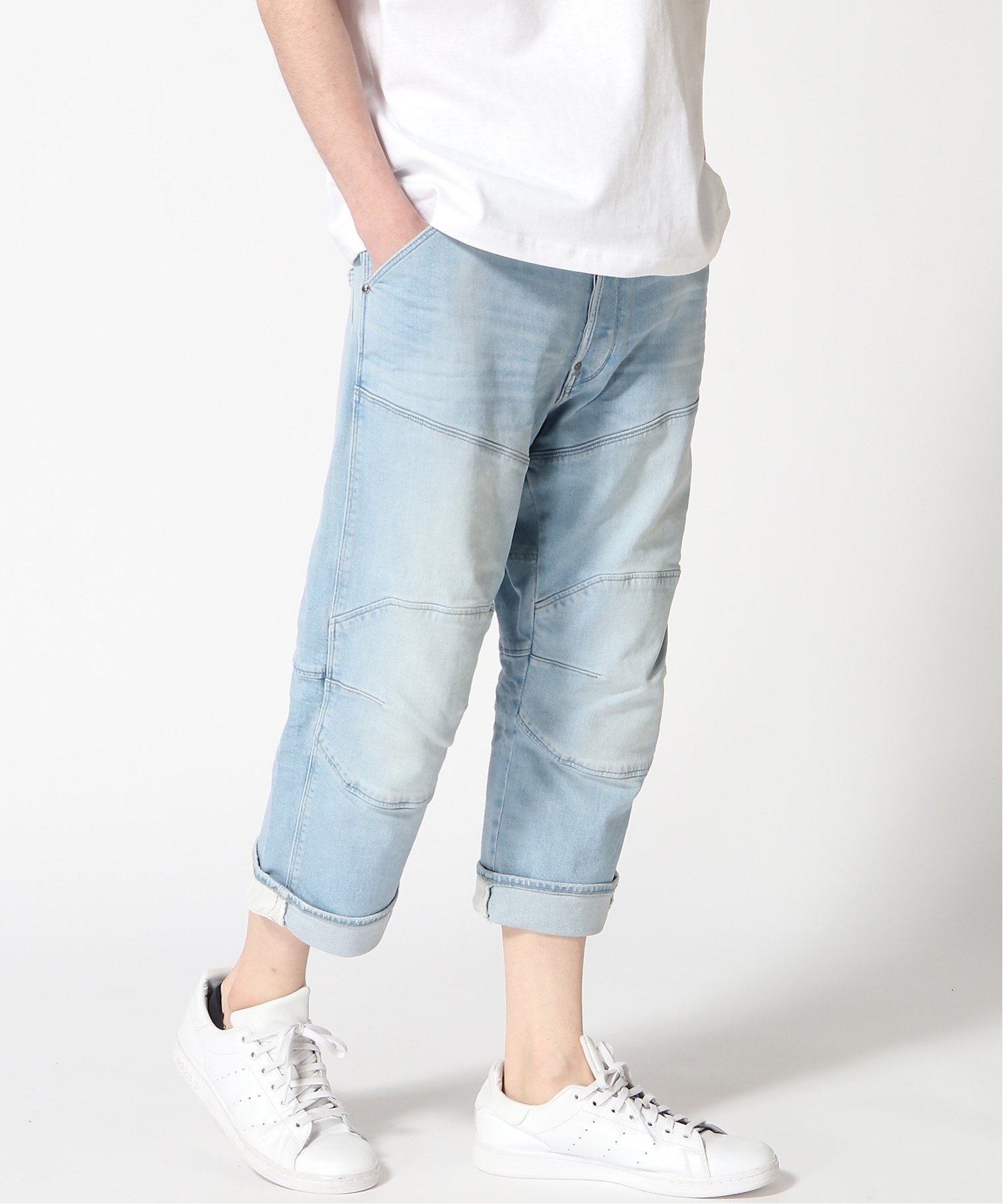 【ジースターロウ/G-STAR RAW / MEN】の【公式ショップ】5620-R3DRELAXED7/8/3D立体裁断クロップドジーンズ 人気、トレンドファッション・服の通販 founy(ファニー) 　ファッション　Fashion　メンズファッション　MEN　デニム　Denim　ポケット　Pocket　切替　Switching　 other-1|ID: prp329100004035285 ipo3291000000027285922