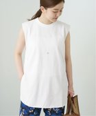 【イエナ/IENA】のATON/エイトン 別注 SUPIMA AIR ROUND HEM NS ノースリーブ 人気、トレンドファッション・服の通販 founy(ファニー) ファッション Fashion レディースファッション WOMEN トップス・カットソー Tops/Tshirt キャミソール / ノースリーブ No Sleeves カットオフ Cut Off カリフォルニア California シンプル Simple スタンダード Standard スリット Slit スーピマ Supima トレンド Trend ノースリーブ No Sleeve バランス Balance フロント Front ベーシック Basic 別注 Special Order おすすめ Recommend 夏 Summer thumbnail ホワイト|ID: prp329100004037361 ipo3291000000027377464