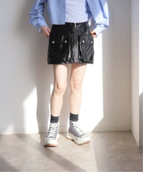 【ジョイントワークス/JOINT WORKS】の【ANNA SUI NYC / アナスイエヌワイシー】Fake leather short skirt 人気、トレンドファッション・服の通販 founy(ファニー) ファッション Fashion レディースファッション WOMEN スカート Skirt 2024年 2024 2024春夏・S/S Ss,Spring/Summer,2024 |ID:prp329100004038455