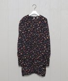 【その他のブランド/Other】のH FLOWER PRINT SHRRING DRESS/ワンピース 人気、トレンドファッション・服の通販 founy(ファニー) ファッション Fashion レディースファッション WOMEN ワンピース Dress ドレス Party Dresses イエロー Yellow カラフル Colorful ギャザー Gather シャーリング Shirring ジョーゼット Georgette バランス Balance フェミニン Feminine プリント Print マーガレット Margaret thumbnail BLACK|ID: prp329100004041584 ipo3291000000028065993