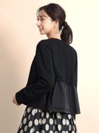 【ヴァン/Vin】のバックフリルノーカラージャケット 人気、トレンドファッション・服の通販 founy(ファニー) ファッション Fashion レディースファッション WOMEN アウター Coat Outerwear ジャケット Jackets ノーカラージャケット No Collar Leather Jackets ジャケット Jacket セレモニー Ceremony ドッキング Docking ビジネス 仕事 通勤 Business フリル Frills フロント Front thumbnail ブラック|ID: prp329100004042304 ipo3291000000028737690