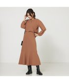 【アバハウスマヴィ/abahouse mavie】のカットジョーゼットマーメイドスカート 人気、トレンドファッション・服の通販 founy(ファニー) ファッション Fashion レディースファッション WOMEN スカート Skirt A/W・秋冬 Aw・Autumn/Winter・Fw・Fall-Winter カットソー Cut And Sew ジョーゼット Georgette ストレート Straight セットアップ Set Up マーメイド Mermaid ロング Long エレガント 上品 Elegant 人気 Popularity 切替 Switching thumbnail ブラウン|ID: prp329100004042499 ipo3291000000027515273