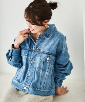 【ルクールブラン/le.coeur blanc】のスリーブタックワイドGジャン 人気、トレンドファッション・服の通販 founy(ファニー) ファッション Fashion レディースファッション WOMEN アウター Coat Outerwear おすすめ Recommend コンパクト Compact ダメージ Damage デニム Denim バランス Balance ワイド Wide 人気 Popularity |ID:prp329100004043658