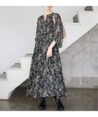 【スローブ イエナ/SLOBE IENA】の《WEB限定/追加 》FLOWER PRINT ワンピース 人気、トレンドファッション・服の通販 founy(ファニー) ファッション Fashion レディースファッション WOMEN ワンピース Dress 2024年 2024 2024-2025秋冬・A/W Aw/Autumn/Winter/Fw/Fall/2024-2025 thumbnail ブラック|ID: prp329100004044563 ipo3291000000027694325