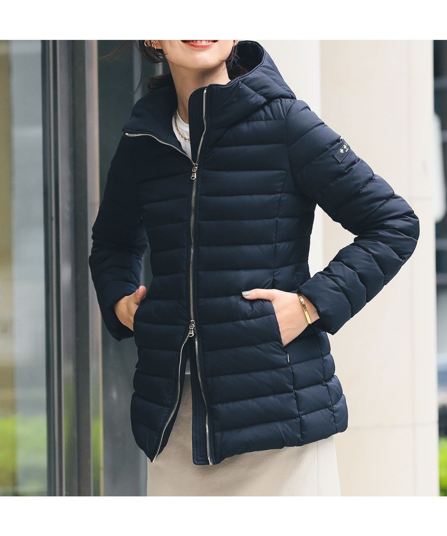 【デミルクス ビームス/Demi-Luxe BEAMS】のTATRAS / 別注 MILENA セイル ダウンジャケット タトラス 24AW 人気、トレンドファッション・服の通販 founy(ファニー) 　ファッション　Fashion　レディースファッション　WOMEN　アウター　Coat Outerwear　ジャケット　Jackets　エレガント 上品　Elegant　シェイプ　Shape　ジャケット　Jacket　ダウン　Down　ツイル　Twill　デニム　Denim　ブロック　Block　別注　Special Order　2024年　2024　ビジネス 仕事 通勤　Business　2024-2025秋冬・A/W　Aw/Autumn/Winter/Fw/Fall/2024-2025　 other-1|ID: prp329100004044696 ipo3291000000028825499