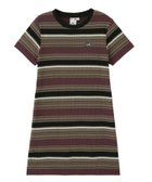 【エックスガール/X-girl】のSTRIPED FITTED S/S DRESS X-girl 人気、トレンドファッション・服の通販 founy(ファニー) ファッション Fashion レディースファッション WOMEN ワンピース Dress ドレス Party Dresses S/S・春夏 Ss・Spring/Summer コンパクト Compact ボーダー Border ワンポイント One Point 半袖 Short Sleeve 夏 Summer thumbnail BURGUNDY|ID: prp329100004046362 ipo3291000000027608727