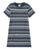 【エックスガール/X-girl】のSTRIPED FITTED S/S DRESS X-girl 人気、トレンドファッション・服の通販 founy(ファニー) ファッション Fashion レディースファッション WOMEN ワンピース Dress ドレス Party Dresses S/S・春夏 Ss・Spring/Summer コンパクト Compact ボーダー Border ワンポイント One Point 半袖 Short Sleeve 夏 Summer thumbnail NAVY|ID: prp329100004046362 ipo3291000000027608730