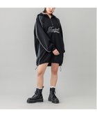 【エックスガール/X-girl】のPANELED SWEAT ANORAK DRESS X-girl 人気、トレンドファッション・服の通販 founy(ファニー) ファッション Fashion レディースファッション WOMEN トップス・カットソー Tops/Tshirt パーカ Sweats スウェット Sweat ワンピース Dress ドレス Party Dresses A/W・秋冬 Aw・Autumn/Winter・Fw・Fall-Winter スウェット Sweat フロント Front ロング Long thumbnail BLACK|ID: prp329100004046364 ipo3291000000027599968