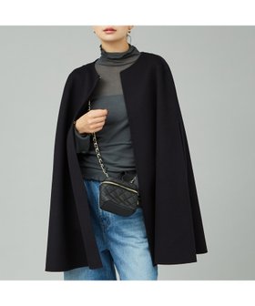 【ルージュヴィフラクレ/Rouge vif la cle】の【40周年】ウールカシミヤリバーマントコート 人気、トレンドファッション・服の通販 founy(ファニー) ファッション Fashion レディースファッション WOMEN アウター Coat Outerwear コート Coats カシミヤ Cashmere ワイド Wide エレガント 上品 Elegant |ID:prp329100004046746